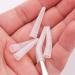 Lurrose 50pcs Silicone Tweezer Covers - Transparent Point Protectors for Grafting Eyelashes Tips - Buy Online on GoSupps.com