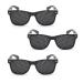 3 pieces of eye trainers perforated glasses perforated glasses raster glasses multidot glasses with foldable ironing comfortable vision improve glasses for eye training and relaxation black