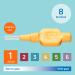 TEPE Interdental Brushes Orange Extra Soft (0.45mm Size 1) - 8 Count Pack | Effective Interdental Cleaning - Buy Online on GoSupps.com