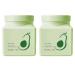 Traitements intensifs en avocat Masque capillaire conditionnement en profondeur Masque capillaire l'huile d'avocat masque d'humidit des poils r paration de poils endommag s masque (2pcs)