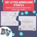 Lettering Envelope Addressing Stencil - Perfect Ruler Guide for Straight Addressing (1 Pack) - Buy Online on GoSupps.com