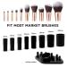 DEAL CICK Makeup Brush Cleaner Machine - Fast Electric Brush Cleaner & Dryer with 8 Rubber Collars - Deep Cosmetic Brush Spinner - Wash & Dry in Seconds - Black - Buy Online on GoSupps.com