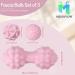 Buy Megavow 3 Massage Ball Set - Fascia & Trigger Point Massage Balls for Back Feet Hands & Neck - Pink International Shipping Available - Buy Online on GoSupps.com