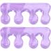 Pack of Purple Silica Gel Toe Separators Bunion & Hammer Toe Relief Stretchers | Best Toe Straighteners - Buy Online on GoSupps.com