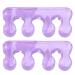 2 Pcs Purple Silicone Toe Separators for Bunion Relief and Hammer Toe Support - Buy Online on GoSupps.com