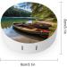 Buy Lake with Boats Canoes Park Print Contact Lens Case Travel Friendly Durable Care Box for Lenses Shop Internationally - Buy Online on GoSupps.com