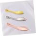 Outanaya 4pcs Face Cream Scoop Eye Cream Scoop Makeup Beauty Spoons Cosmetic Cream Scoops Rose Gold Metal - Buy Online on GoSupps.com