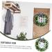 Zerodeko 1pc Artificial Garland House Ornaments Artificiales Para Easter Decoration Artificial Olive Wreath Plant Decorations Door Wreath with Bowknot Easter Wreath Household Wooden Boxwood - Buy Online on GoSupps.com