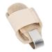 Toe hammer toe correction rail aluminum plate sponge composite toe protection reduces symptoms in plantar fasciitis when running (s right foot)