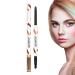 Eyeshadow Stick Cream Gel Texture with Brush for Eyeshadow and Eyeliner - Long Lasting Eye Liner Quick Drying Eye Pencil Halloween Rowces Mint Green