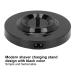 ZJchao Universal Electric Shaver Charging Stand - Replacement Base for Men's Razors | Round Shape | Black - Buy Online on GoSupps.com