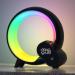Light alarm clock with app control sunrise simulation 10 alarms & slumber mode with 16 million.Adjustable LED colors 15 natural noises and Bluetooth speakers black V1.3