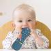 Remote Control Shape Silicone Teething Toy Set for Babies - Dark Blue | Soothe Gums & Relieve Teething Pain - Buy Online on GoSupps.com
