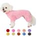 Dog Sweater Coat, Dog Pajamas PJS, Dog Clothes, Dog Christmas Sweaters for Small Medium Dogs Boy Girl Cat Apparel Doggie Jacket Onesie Soft Warm Holiday Outfits (X-Small, Pink) X-Small Pink