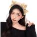 TQUXNGA Sweet Ballet Bowknot Plush Headband for Women Girls Furry Princess Hair Hoop Elegant Hair Styling Tool Beige - Buy Online on GoSupps.com