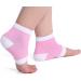 Buy Heel Socks - Washable Gel Spa Moisturizing Foot Care - Open Toe Protection for Dry Cracked Heels (2 Pack Pink) - International Shipping Available - Buy Online on GoSupps.com