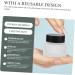 minkissy Travel Makeup Bottle with Cap Portable Cosmetic Jar Body Butter Jars Refillable Cream Jar Square Cosmetic Jars Lotion Jar Sample Jars Eyeshadow Jars Small Jar Glass Round - Buy Online on GoSupps.com
