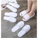 Buy Disposable Spa Shoes - 2 Pairs of Foldable White Hotel Slippers for Guests & Travel - Buy Online on GoSupps.com