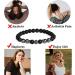 2Pcs Anti-Swelling Black Obsidian Anklet - Lymphatic Drainage Magnetic Therapy Bracelet - Buy Online on GoSupps.com