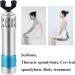 Shock Wave Physiotherapy Device - 2-in-1 Chiropractic Solution for Shoulder Pain Relief - 250mJ Massage Therapy in Dark Silver - Buy Online on GoSupps.com