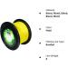 PowerPro Spectra Hi-Vis Yellow Braided Line - 8lb | 100yd | High Visibility Fishing Line - Buy Online on GoSupps.com