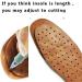 Men's 2.5mm Thick Leather Insole | Absorbent & Breathable | for Oxford, Brogue & Derby Shoes | US9/10.5inch/27cm - Buy Online on GoSupps.com