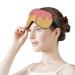 Buy Strawberry Cream Waffle Sleep Mask - Pink & Yellow | Soft Light-Blocking Eye Cover for Women | Adjustable Strap Blindfold Eye Shade - Buy Online on GoSupps.com