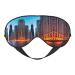 Chicago Illinois USA Print Night Blackout Eyeshade with Elastic Strap Fit Shift Work Nap Travel Relaxing