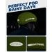 Victgoal Waterproof Bicycle Helmet Rain Cover - Neon Yellow with Reflectors | Unisex Elastic Cap for Ultimate Protection - Buy Online on GoSupps.com