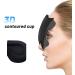 Upgraded 3D Contoured Cup Sleep Mask for Men and Women - Adjustable Strap, Soft & Breathable Blindfold for Sleeping, Yoga, and Travel - Black - Buy Online on GoSupps.com
