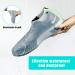 LEGELITE Reusable Silicone Waterproof Shoe Covers with Zipper - Large Clear Shoe Protectors for Men, Women, and Kids - Buy Online on GoSupps.com
