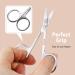 Sularpek Professional Stainless Steel Cuticle Nail Scissors - Multi-Purpose for Nails, Nose Hair, Eyebrow, Moustache - Buy Online on GoSupps.com