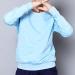 EISHOW 2 Pieces Unisex Boys Girls Cotton Thin Crewneck Sweatshirt Set | Purple+Light Blue | 7 Years - Buy Online on GoSupps.com