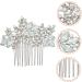 FRCOLOR Comb Bridal Headpieces Bridal Hair Decor Wedding Headdress Wedding Hair Accessories Bridal Hair Accessories Wedding Headpiece Bride European and American Decorate Alloy - Buy Online on GoSupps.com