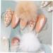 3D Nail Pompoms 10pcs Detachable Fluffy Nail Pom Balls Colorful Magnetic Plush Charm for Nail Art Decoration Style 2 - Buy Online on GoSupps.com
