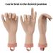 Nail Practice Handd for Acrylic Nail Kit Nail Mannequin Hand Fake Hand for Fake Nails Practice Hand and C-Clamp Holder Acrylic Nail Training Hand (Dark Hand) 3 - Buy Online on GoSupps.com