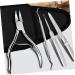 Beatifufu 1 Set Manicure 2-Piece Set Nursing Nails Pedicure Nail Cuticle Pusher Pedicure Tools Skin Nippers Pedicure Nail Manicure Tool Stainless Steel Nail Pliers - Buy Online on GoSupps.com