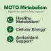 O Positiv Moto Women's Metabolism Support - Vegan Capsules for Energy Curb Cravings & Healthy Metabolism - 30 Servings - Buy Online on GoSupps.com