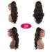 CINHOO Natural Black 24 Inch Wavy Drawstring Ponytail Extension | Heat Resistant Curly Wavy Hair Bun for Women - Buy Online on GoSupps.com