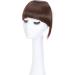 Dark Auburn Clip In Bangs Hair Extensions - Front Full Neat Bangs Fringe for Women - Buy Online on GoSupps.com