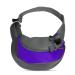 Petemoo portable pet dog cats puppy shoulder bag travel carrier shoulder bag breathable mesh transport bag s (up to 2.5 kg) purple)