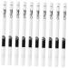 HAPINARY 40 Pcs White Eye Makeup Accessories Cosmetic Eyeliners Lip Liner Pencil Wooden Pole