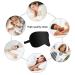 Soothing Silk Sleep Mask - Adjustable Head Strap, Deep Rest Eye Mask for Sleeping, Travel, Shift Work & Meditation - Purple - Buy Online on GoSupps.com