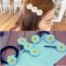 LOVEF 18 Pcs Daisy Hair Accessories Set - Bobby Pins, Barrettes, Hair Ties - Pastoral Style Floral Hair Clips & Elastic Bands - Buy Online on GoSupps.com