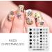 Christmas Snowflake Nail Art Stamping Plate - DIY Manicure Print Tool CH010 - Buy Online on GoSupps.com