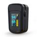 Pulse Oximeter for Finger Oxygen Measuring Device Fingertip Oximeter Measures Oxygen Saturation SpO2 Pulse Frequency Oximeter with OLED Display and Alarm Function(Black)