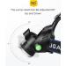 CUGHYS Rechargeable LED Headlamp | 4 Modes, Waterproof, Adjustable Headband | Camping, Hiking, Hunting | Black - Buy Online on GoSupps.com