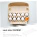BUGUUYO Fridge Eggs Egg Organizer for Refrigerator Egg Dispenser Egg Storage Container Egg Carton Can Put - Buy Online on GoSupps.com