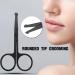 2 Pack Nose Hair Scissors Facial Hair Scissors Set Small Grooming Scissors Stainless Steel Nose Scissors for Men Women Beard Moustache Eyelash Eyebrow Trimmer for Nose Hair Beard Ear Hair - Buy Online on GoSupps.com