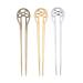 Lurrose Hair Fork U-shaped Hairpins Chinese Wooden Hair Sticks Retro Hair Stick for Women Girls Headdress